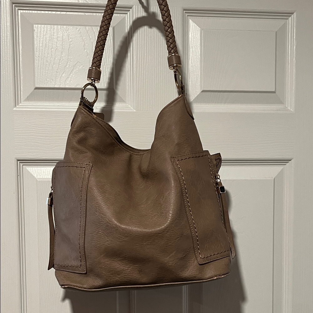 Classic Taupe Women’s Hobo Shoulder Bag